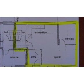 Skitse af lejem�let