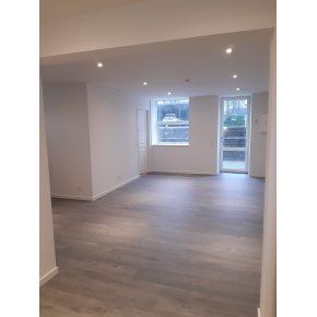 Adgang fra k�kken til stue